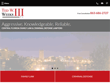 Tablet Screenshot of lawofficetweeks.com